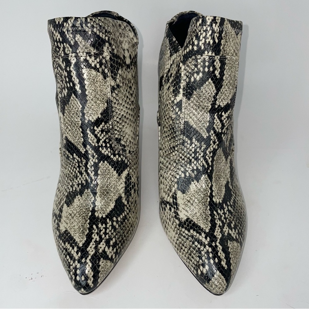 FRANCO SARTO KORA Snake Print Ankle Boots Booties Size 10 - Picture 11 of 11
